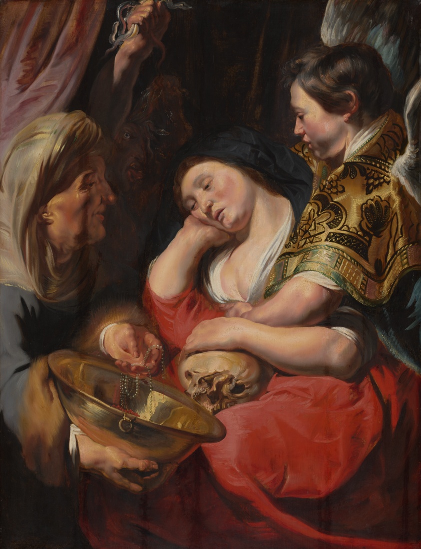 The Temptation of the Magdalene by Jacob Jordaens (Flemish, 1593-1678)