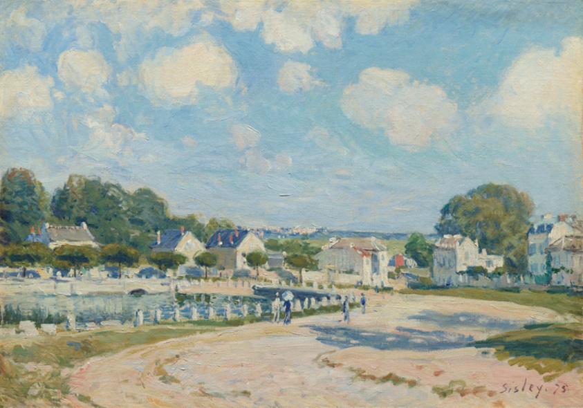 Watering Place at Marly von Alfred Sisley (British, active in France, 1839–1899)